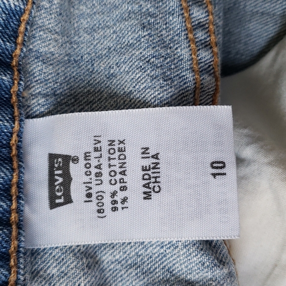 Host Pick Levi's Jeans light denim jean skirt, deconstructed Size 10 - Picture 9 of 10